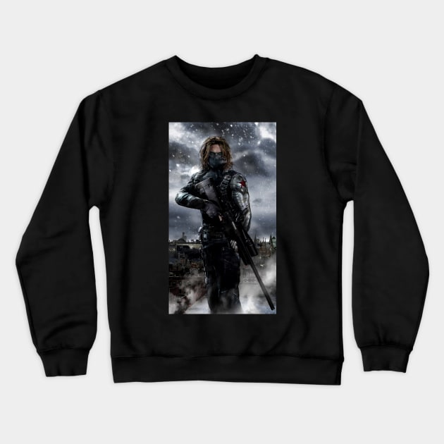 Winter Soldier Crewneck Sweatshirt by uncannyknack